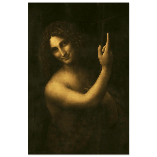 Saint John the Baptist - Leonardo Da Vinci | Aluminium Poster - Ralphies.
