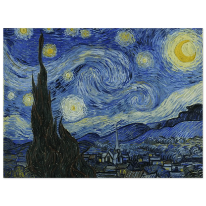 De Sterrennacht - Van Gogh | Aluminium Poster - Ralphies.